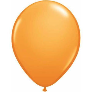 5" Round Qualatex Standard Orange-100 Count - tmyers.com