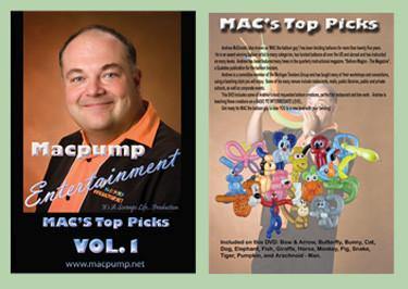  Mac's Top Picks Vol 1 DVD, DVD, Macpump Entertainment - Andrew McDonald, tmyers.com - T. Myers Magic Inc.