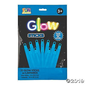 Glow Stick 12Ct 4" lanyards Dark Blue - tmyers.com