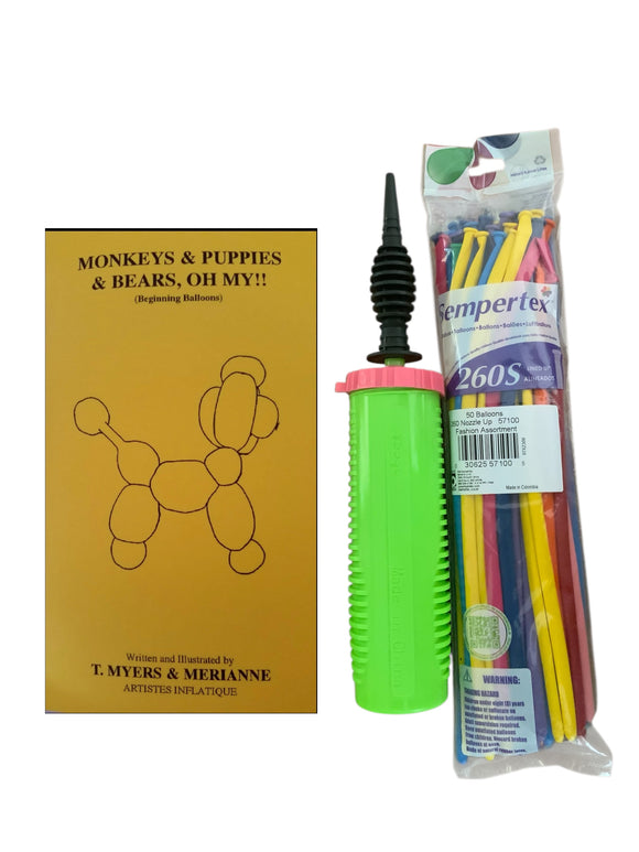 Balloon Starter Kit with Starter book