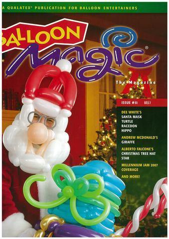 Balloon Magic Magazine #51 - Jolly Santa - tmyers.com