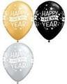 11" Block Print Happy New Year Assortment-50 Count - tmyers.com