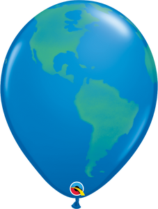 16" Globe Green on Dark Blue-50 Count - tmyers.com