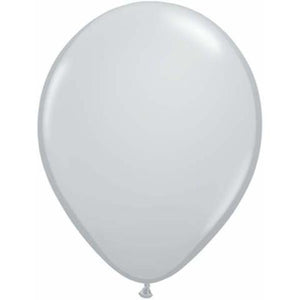 11" Round Qualatex Fashion Grey-100 Count - tmyers.com