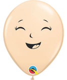 5" Qualatex round Happy/Sad Baby Face - tmyers.com