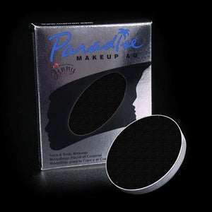  Paradise Palette Refill Single Black, Face Paint, Mehron, tmyers.com - T. Myers Magic Inc.