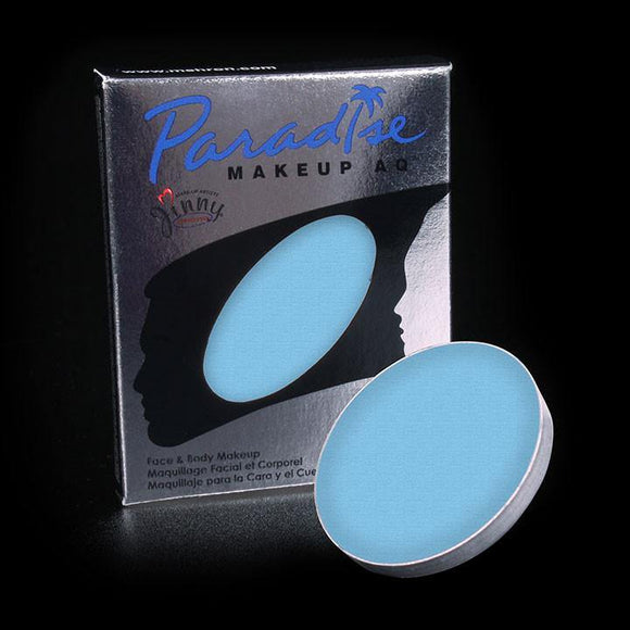  Paradise Palette Refill Single Light Blue, Face Paint, Mehron, tmyers.com - T. Myers Magic Inc.