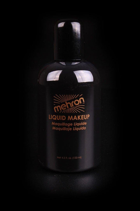 Mehron Liquid Face Paints, Black - 4.5 oz bottle