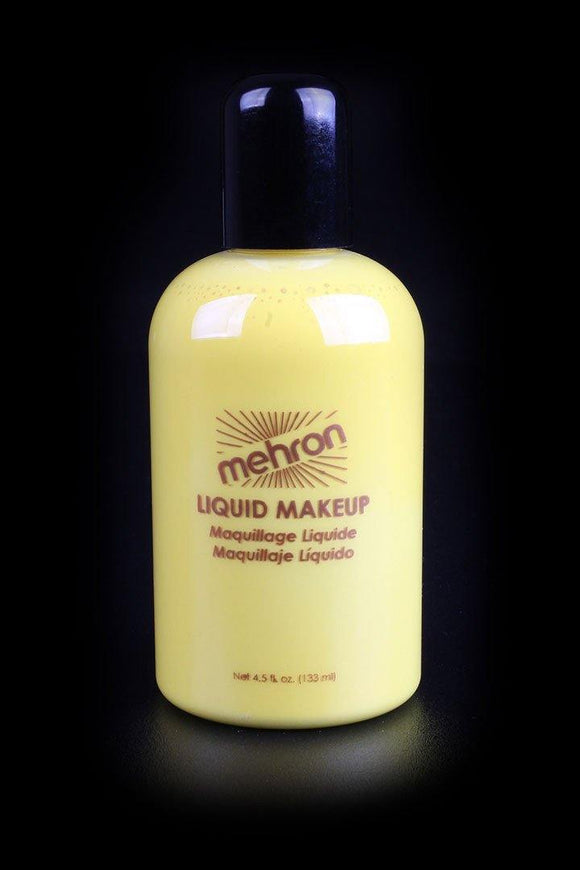  Mehron Liquid Makeup Yellow, Face Paint, Mehron, tmyers.com - T. Myers Magic Inc.