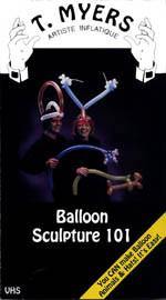  Balloon Sculpture 101 DVD, DVD, Tom Myers, tmyers.com - T. Myers Magic Inc.