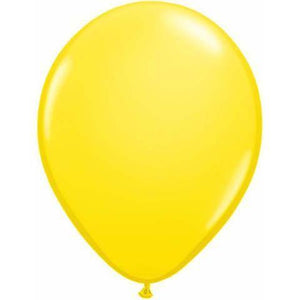 5" Round Qualatex Standard Yellow-100 Count - tmyers.com