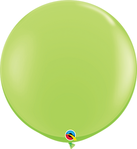 36" Qualatex Fashion Lime Green Round- 2 Count - tmyers.com