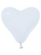 6HB Heart Shape Fashion White-100 Count - tmyers.com