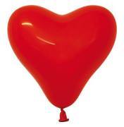 6HB Heart Shape Fashion Red-100 Count - tmyers.com