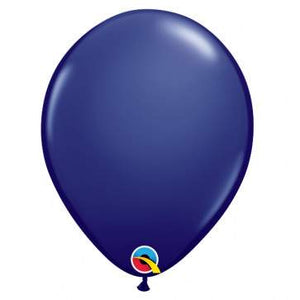 5" Round Qualatex Fashion Purple Navy-100 Count