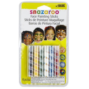 Snazaroo Face Painting Crayons Boy/Girl-6 Pack - tmyers.com