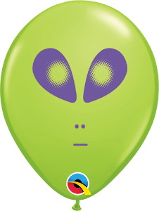 5" Space Alien Lime Green-100 Count - tmyers.com