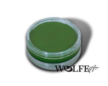  WB Hydrocolor Essentials Cake 45 Gram-Green, Wolfe Paint, WolfeFX, tmyers.com - T. Myers Magic Inc.