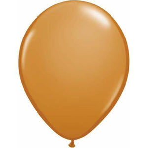 5" Round Qualatex Fashion Mocha Brown-100 Count - tmyers.com