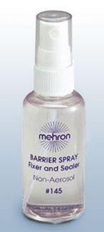  Mehron Barrier Spray - 2 oz., Clown Makeup, Mehron, tmyers.com - T. Myers Magic Inc.