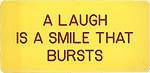 A Laugh Is A Smile That Bursts-Engraved Tip Pin - tmyers.com