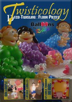  Twisticology 1: Floor Pieces, DVD, Robbie Furman - Deco-Twisting, tmyers.com - T. Myers Magic Inc.