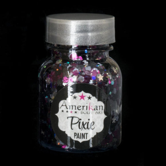 Amerikan Body Art Pixie Paint Glitter Gel - Purple Rain (1 oz/4 oz) 