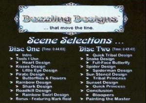  Dazzling Designs DVD, DVD, Carol Turman - Face Painting, tmyers.com - T. Myers Magic Inc.