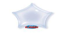  Deco Star Bubble Clear-1 Count, Bubble, Qualatex, tmyers.com - T. Myers Magic Inc.